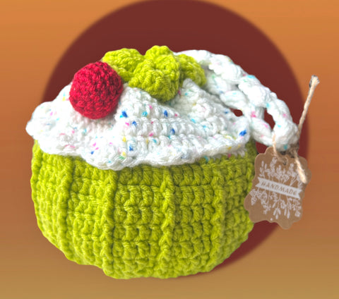 Sweetie Cupcake Wristlet Green